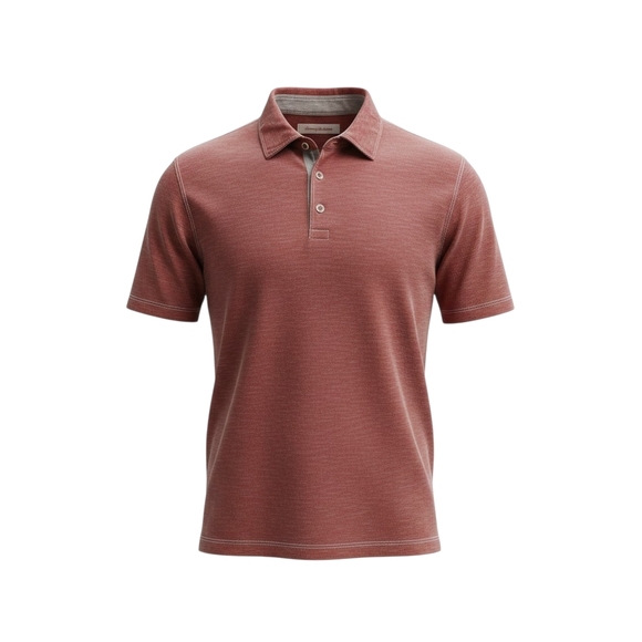 Tommy Bahama Other - Tommy Bahama Modal Blend Polo Shirt XL Heathered Salmon Gray Golf Travel Preppy